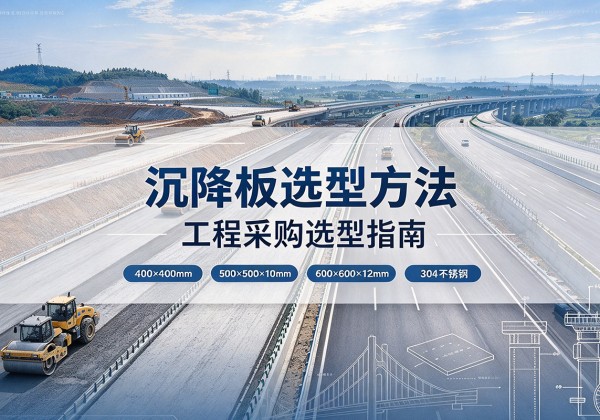 曲水沉降板选择方法